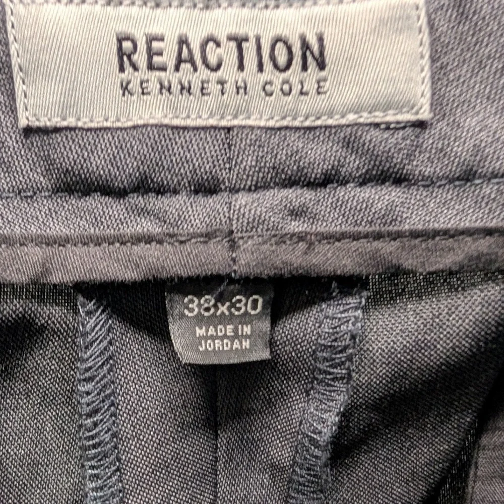 Reaction Kenneth Cole Men's Charcoal Dress‎ Pants Size 38x30